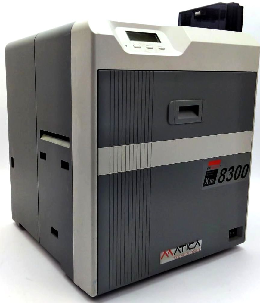Matica EDIsecure XID 8300 ID Card Printer Double Sided Color XID8300-DS