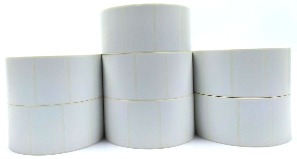 Zebra Labels PolyPro 4000D 2" x 1.25" Direct Thermal Genuine 10028821 - 7 Rolls