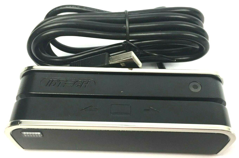 IDTECH IDSR-335133TEB Secured PCI SRED USB Swipe Magnetic Credit Card Reader
