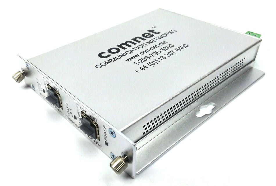 Comnet Dual Channel Ethernet Over Coax Media Converter CWFE2COAX