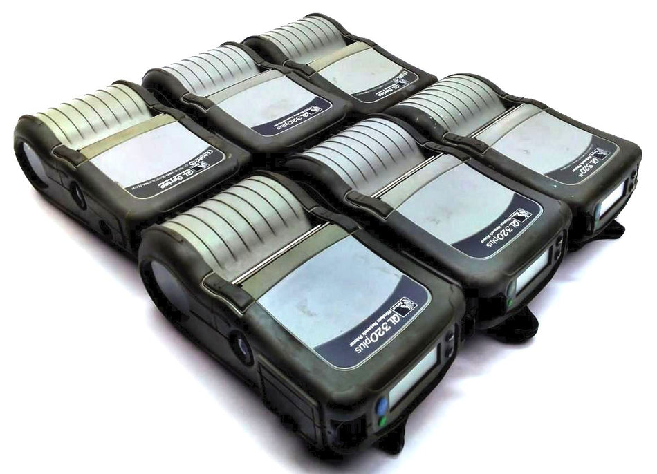 Lot of 9 Zebra QL320 Plus Wireless Network Thermal Mobile Printers