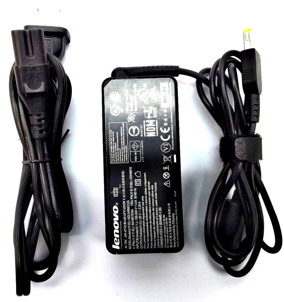 Lenovo SA10E75794 45W 20V 2.25A Slim Tip AC Adapter OEM for ThinkPad Yoga 260