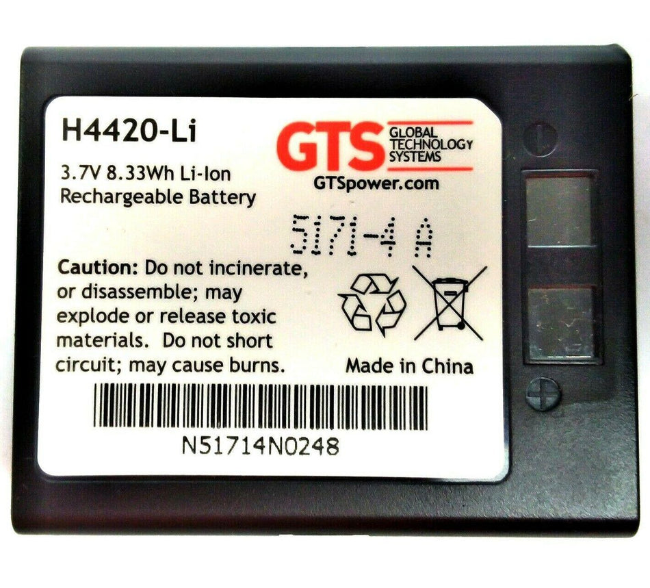 GTS Rechargeable Battery H4420-LI for Datalogic 4410 4420 F5500 Series Scanners