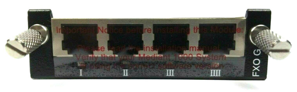 AudioCodes FXO-G Voice Module Mediant 1000 4-Port M1K OMX-1-4FXO-LS-GS