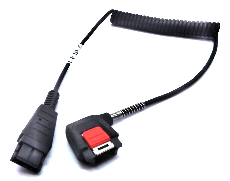 Zebra WT6000 RS6000 Headset Audio Adapter Cable Genuine OEM CBL-NGWT-AUQDLG-01