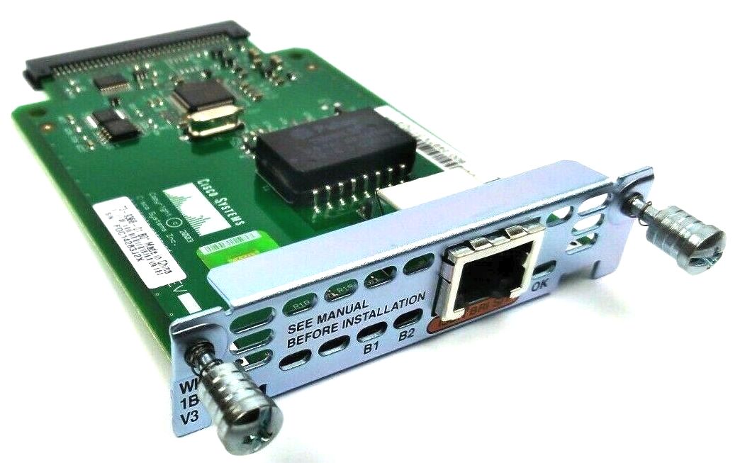 T1 Card Router Cisco 1841 T1 Router 1-Port ISDN Wan Interface Card Genuine WIC-1B-S/T ...