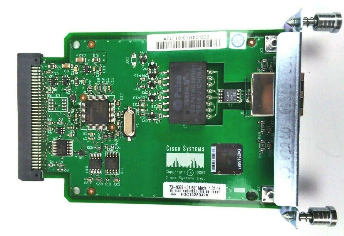 T1 Card Router Cisco 1841 T1 Router 1-Port ISDN Wan Interface Card Genuine WIC-1B-S/T ...