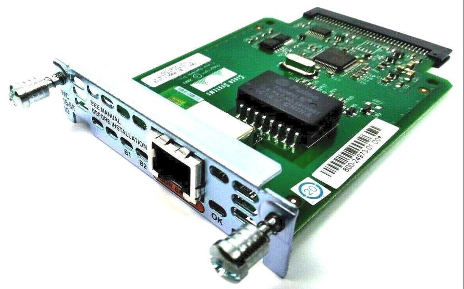 Cisco 1841 T1 Router 1-Port ISDN Wan Interface Card Genuine WIC-1B-S/T-V3