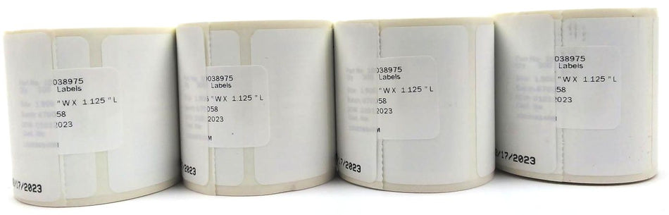 Zebra RFID Thermal Labels (12 Rolls) 1.906" x 1.125" Genuine 300 10038975