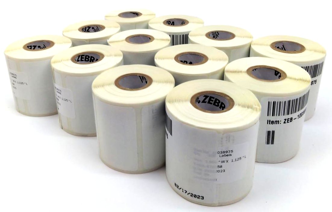 Zebra RFID Thermal Labels (12 Rolls) 1.906