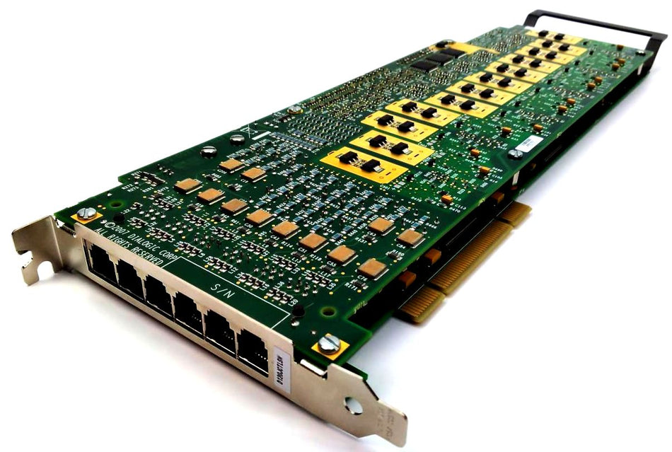 Dialogic D120JCTLSW PCI Media Board 12-Port Analog Loop Start 881-762-39N OEM