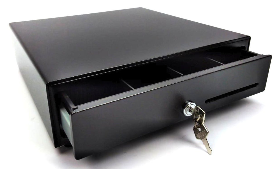 APG Vasario 1313 Cash Drawer 13" x 13" Lockable 4 Bill 4 Coin VB320-BL1313-B27