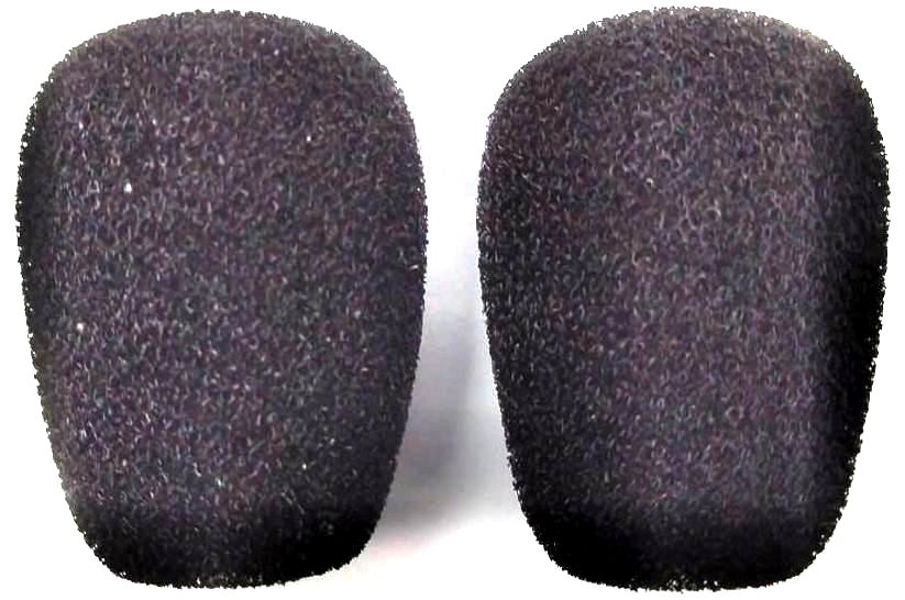 Global Teck Universal Foam Mic Windscreens GTW 8700-02 for B350-XT 2 Pack (NEW)