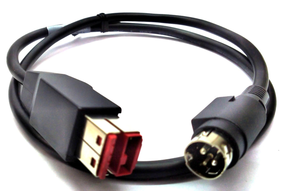 Powered USB Plug Cable 24V Size 2ft for Epson Point of Sale Printer 010731A