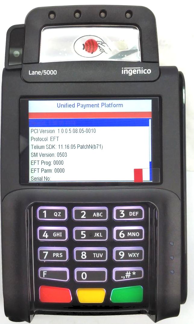 Ingenico Lane 5000 Payment Credit Card Reader WiFi Bluetooth PRB32611578I