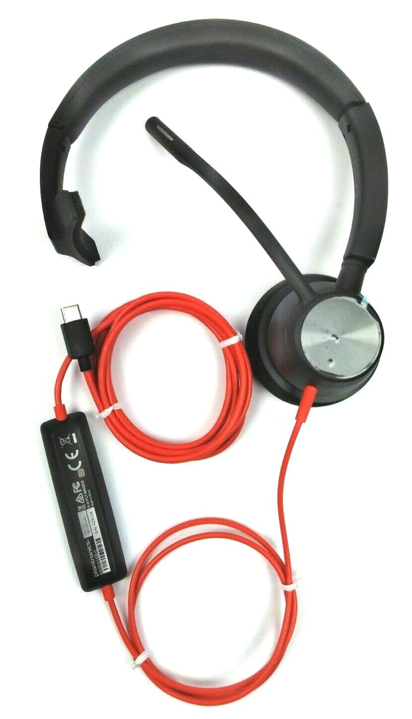 Plantronics Blackwire 3310 USB-C Wired Headset BW3310 for Microsoft Teams