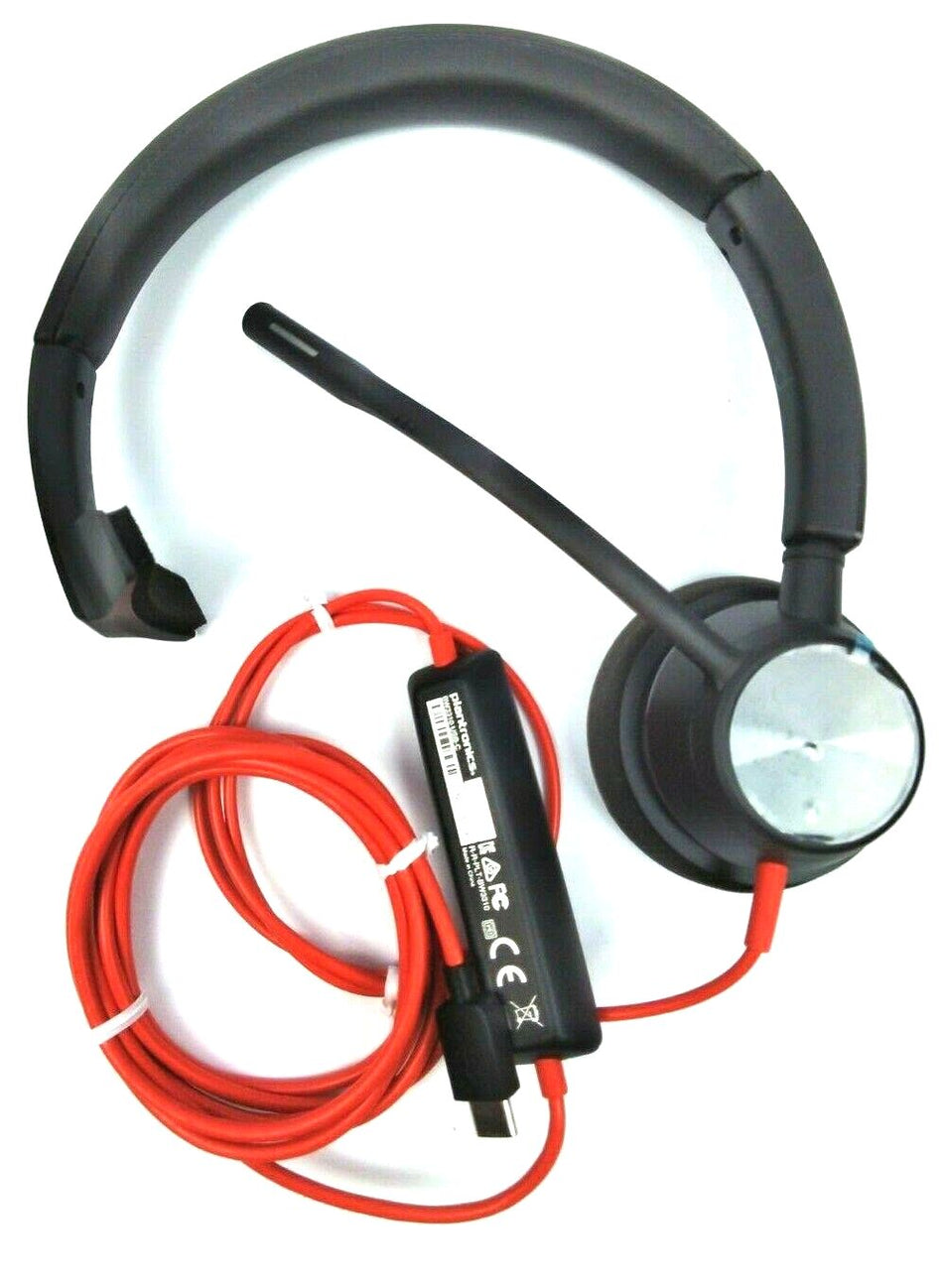 Plantronics Blackwire 3310 USB-C Wired Headset BW3310 for Microsoft Teams