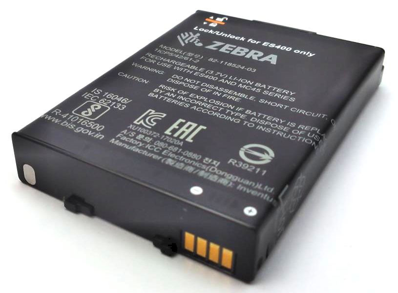 Zebra ES400 MC45 Battery 3.7V 3080mAh Li-Ion BTRY-MCXX-3080-01R Genuine OEM