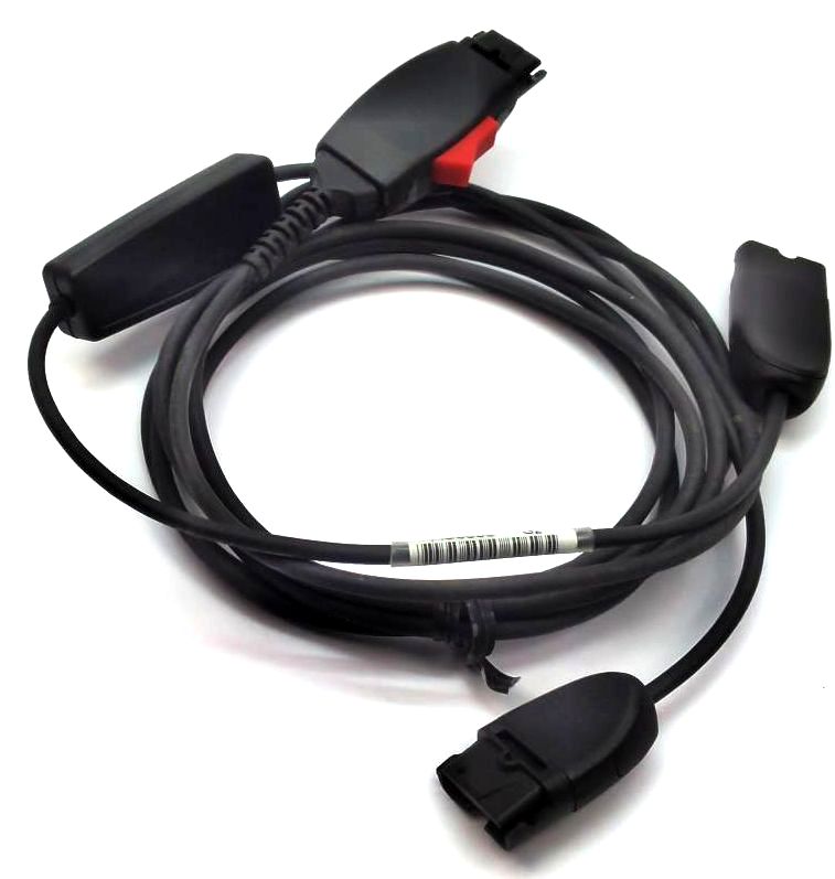 Plantronics HW510D Headset Audio Cable Y-Adapter Trainer QD 79694-11 Genuine