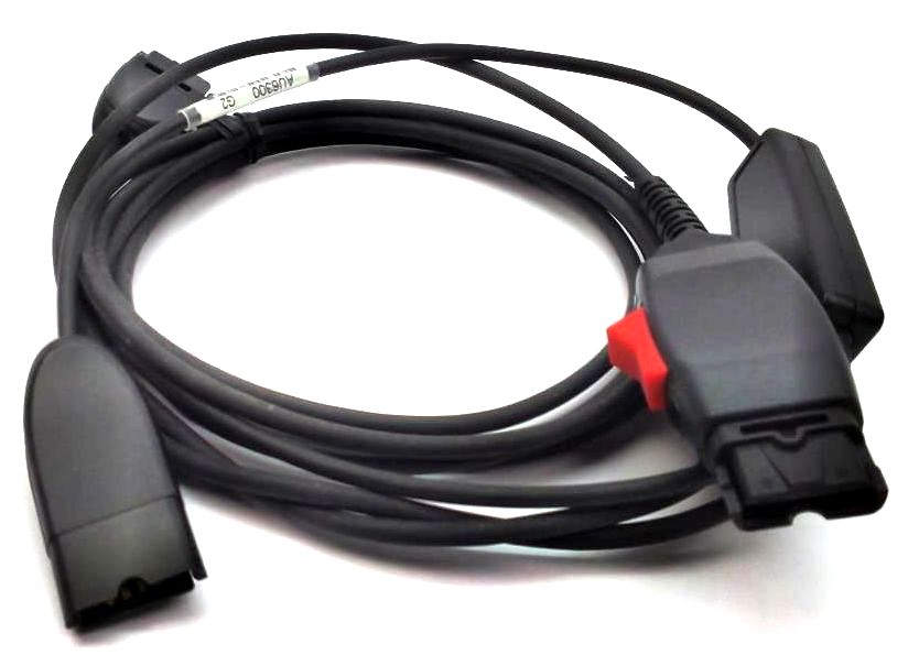 Plantronics HW510D Headset Audio Cable Y-Adapter Trainer QD 79694-11 Genuine