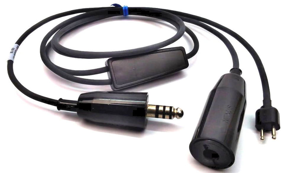 Plantronics Gas Mask to SHS 1038-02 Military ATC Y-Adapter 92056-02 Genuine