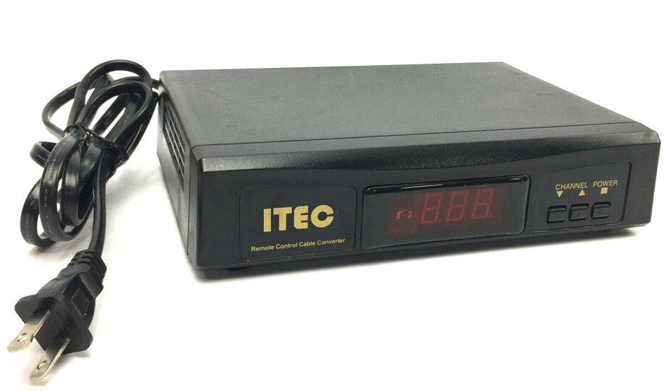 ITEC 1456815 Tuner Box Remote Control Cable Converter 120V AC 60Hz 500W