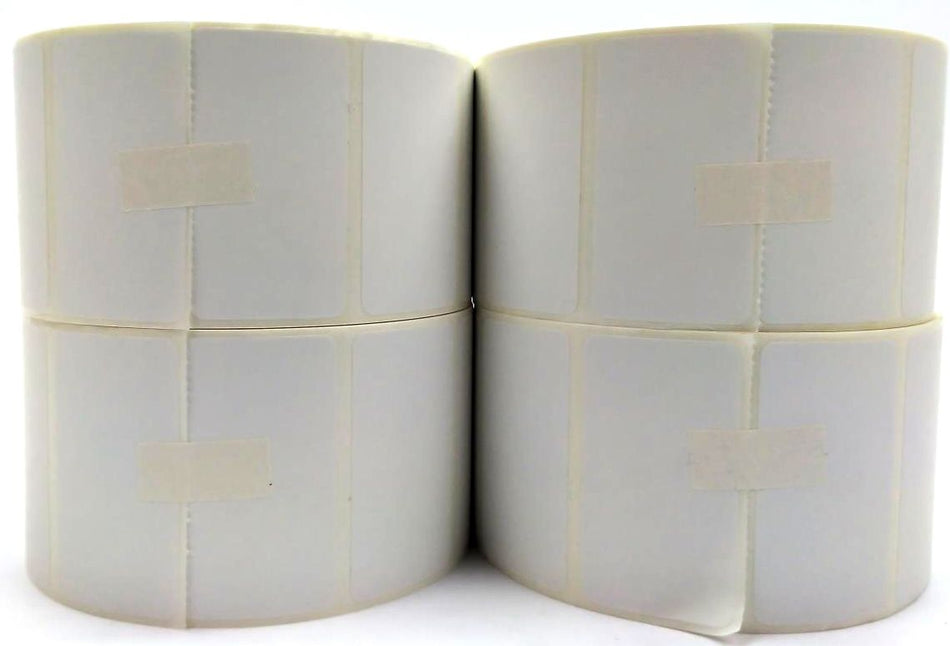 Brother 2.25" x 1.25" Die-Cut Thermal Labels White BCS1A032057 Genuine - 4 Rolls