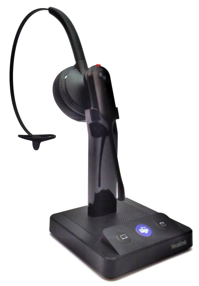Yealink WH63 Teams DECT Wireless Headset Convertible Earset WH63TEAMS