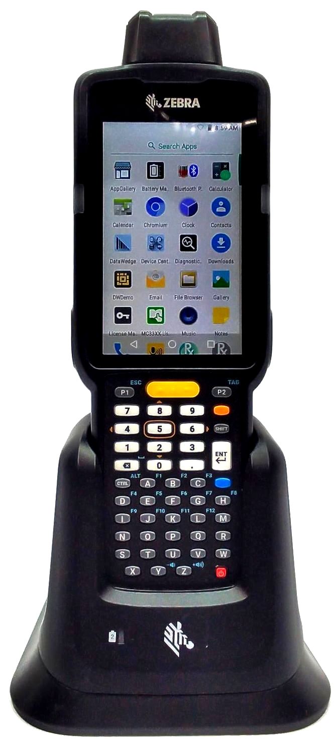 Zebra MC3300 Mobile Computer Android Scanner MC330M-RL4SA2US + Charging Cradle