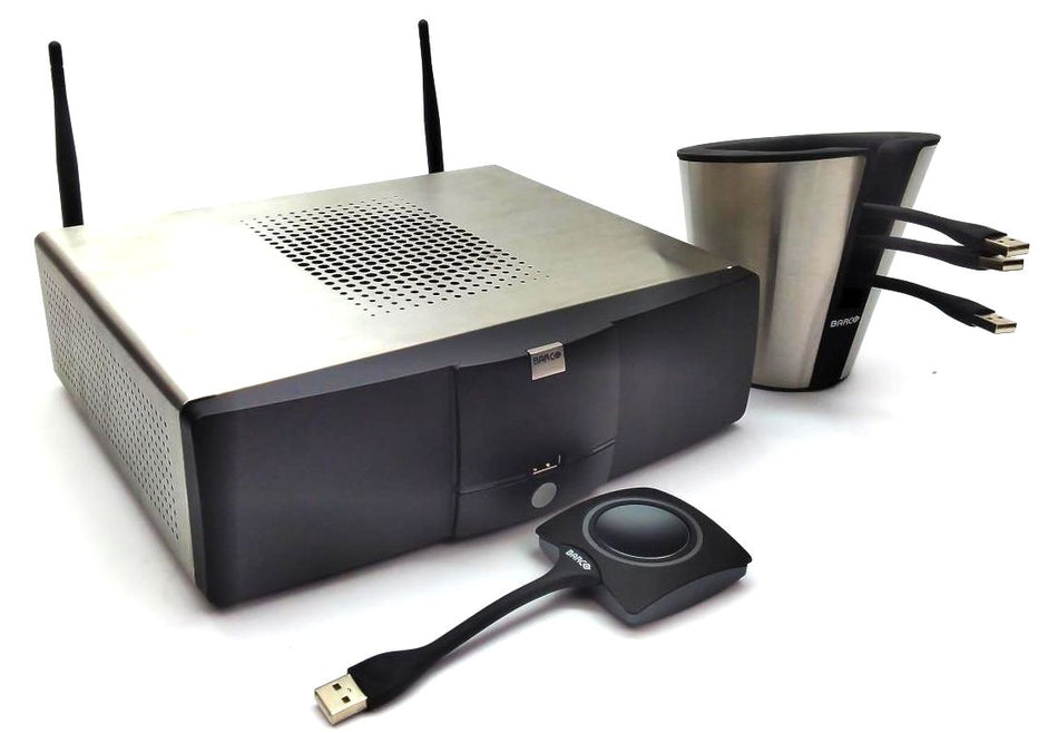 Barco Clickshare R9861006BNA Wireless Presentation System w/4 Buttons & Holder