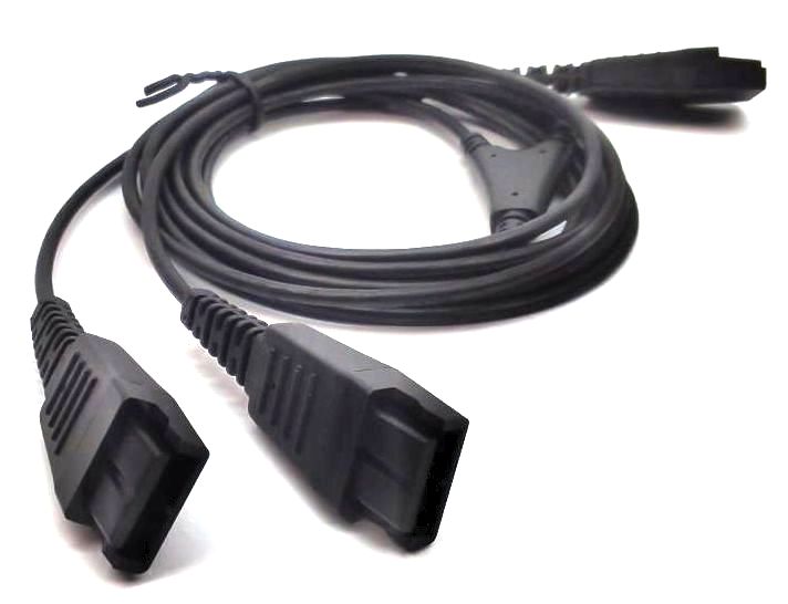 Global Teck Splitter Y-Cord Live Mute Version 8312-009 - Jabra Biz 2300 Headset