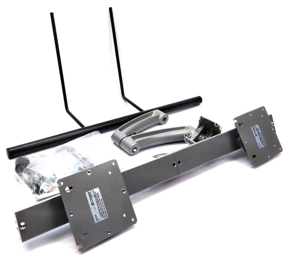Chief Kontour K2P22HS Dynamic Dual Display Array 2L Arm Pole Mount Up to 15lbs