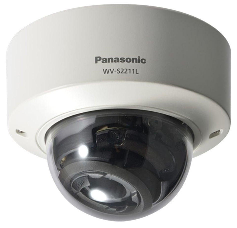 Panasonic i-PRO Network Security Dome Camera with Night Vision WV-S2211L
