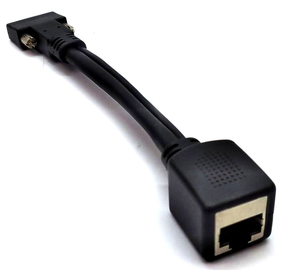 Zebra ET85 Tablet Ethernet Adapter Cable Screw Ethernet RJ45 CBL-ET8X-E1-01