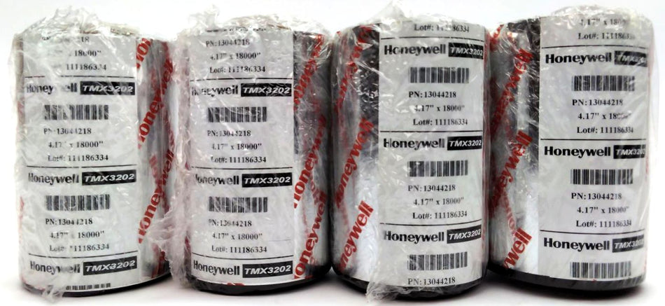 Honeywell TMX3202 4.17" x 18000" Thermal Ribbons 13044218 Genuine OEM - 4 Rolls