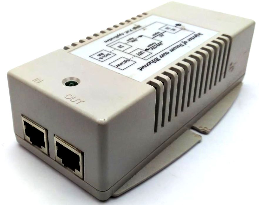 High Power Over Ethernet Converter Injector MSTronic MIT-09A-24 24V/2.08A