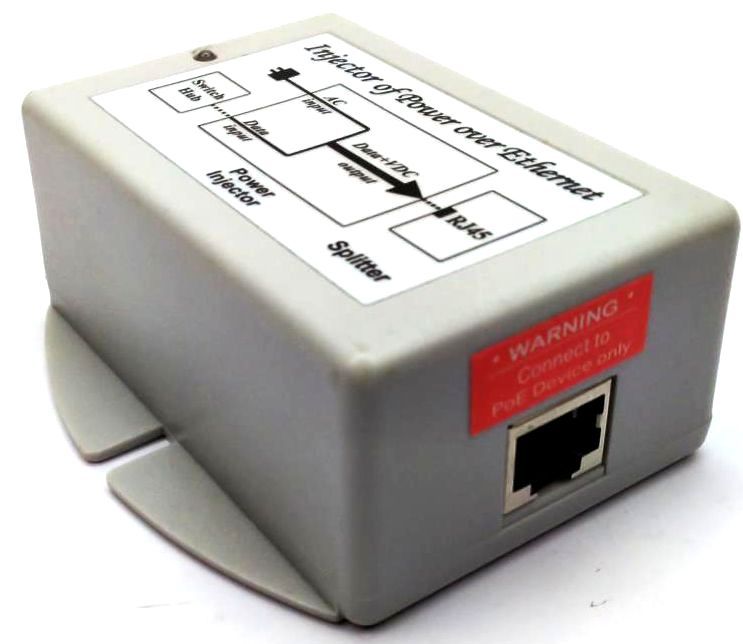 Desktop Power Over Ethernet Gigabit Injector Adapter 48V/0.35A COTS0070
