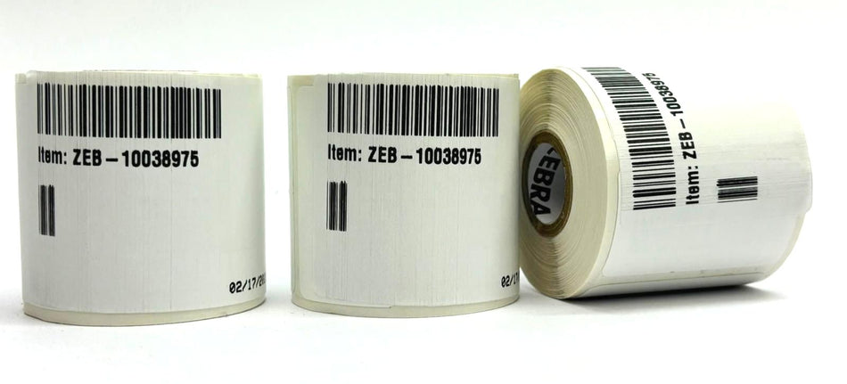 Zebra RFID Thermal Labels (12 Rolls) 1.906" x 1.125" Genuine 300 10038975