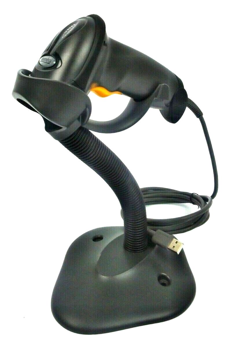 Symbol LS2208 Handheld Barcode Scanner Kit LS2208SR20007RNA + Gooseneck Stand
