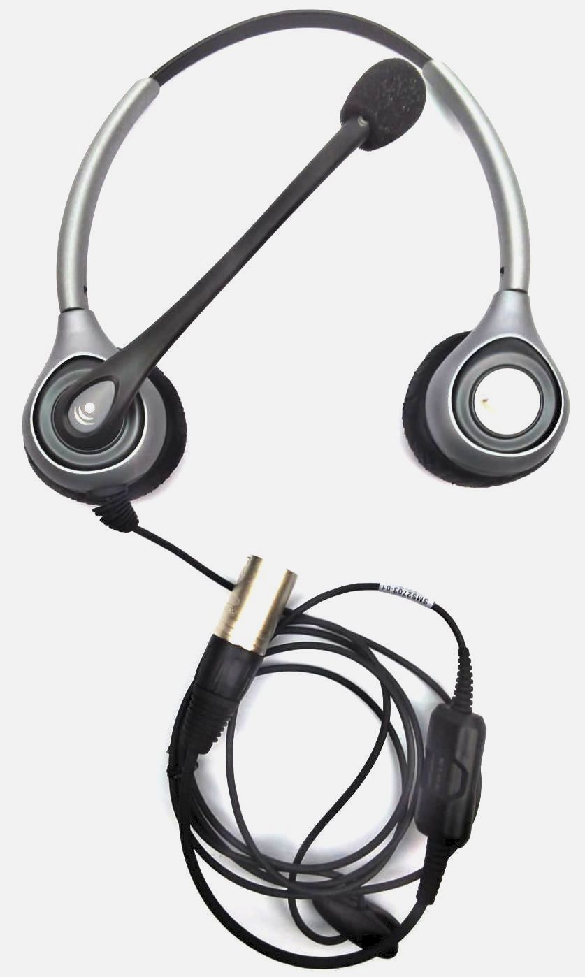 Plantronics SMS2703-01 Headset Binaural 92703-01 with Mic for Airbus Aviation