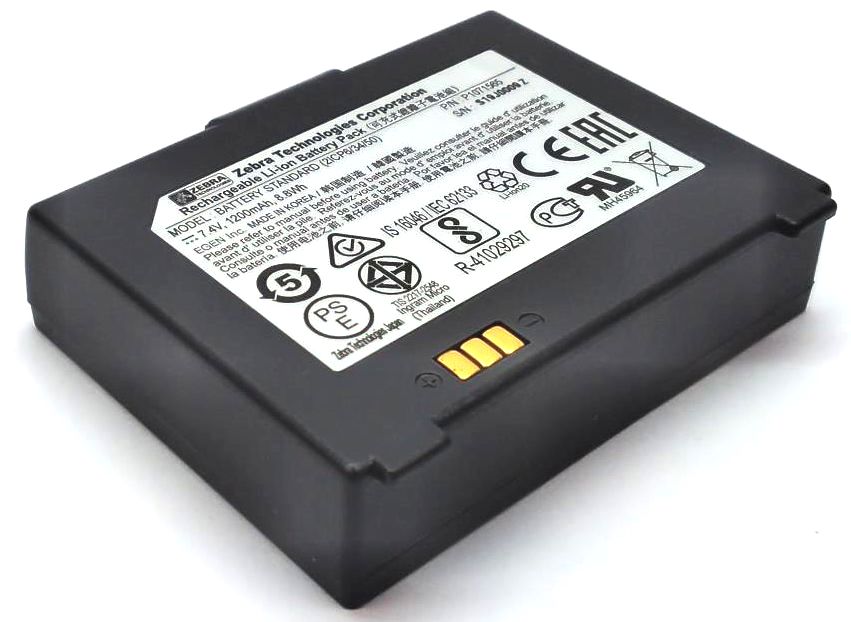 Zebra ZQ110 Battery Mobile Printer 74V 1200mAh 8.8Wh P1070125-008 Genuine OEM