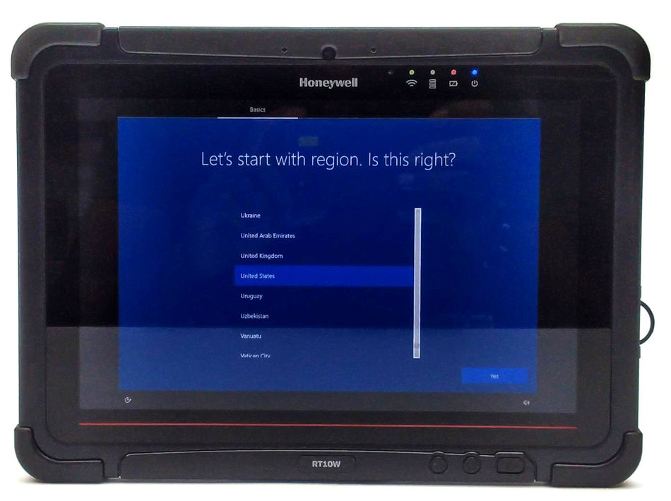 Honeywell RT10W Tablet Rugged 10.1" Cellular Windows 10 RT10W-L00-17C12S0F