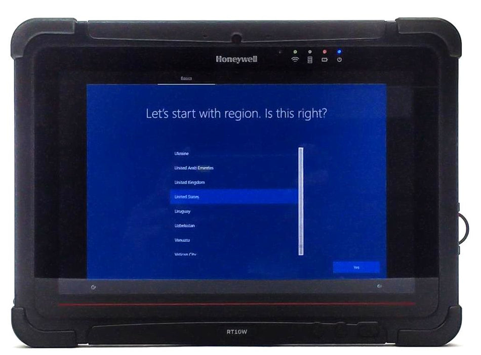 Honeywell RT10W Tablet Rugged 10.1" Cellular Windows 10 RT10W-L00-17C12S0F