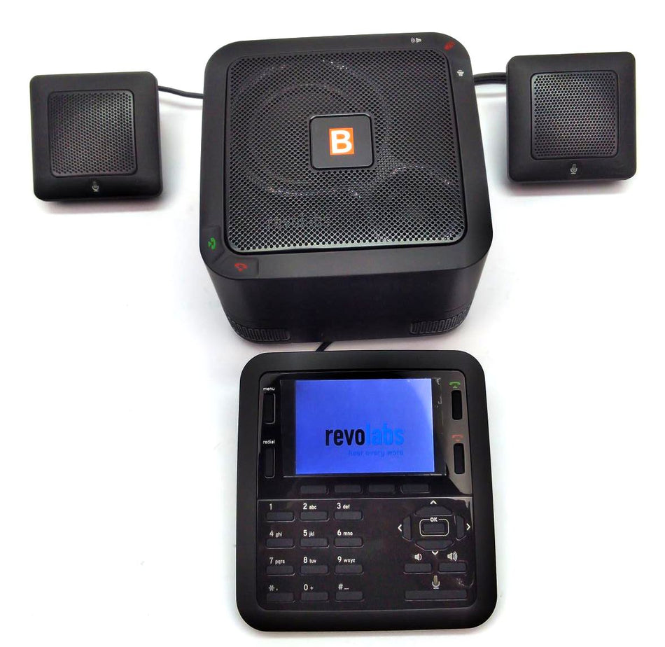 Revolabs Conference Phone IP VoIP USB FLX UC 1500 with Extension Microphones