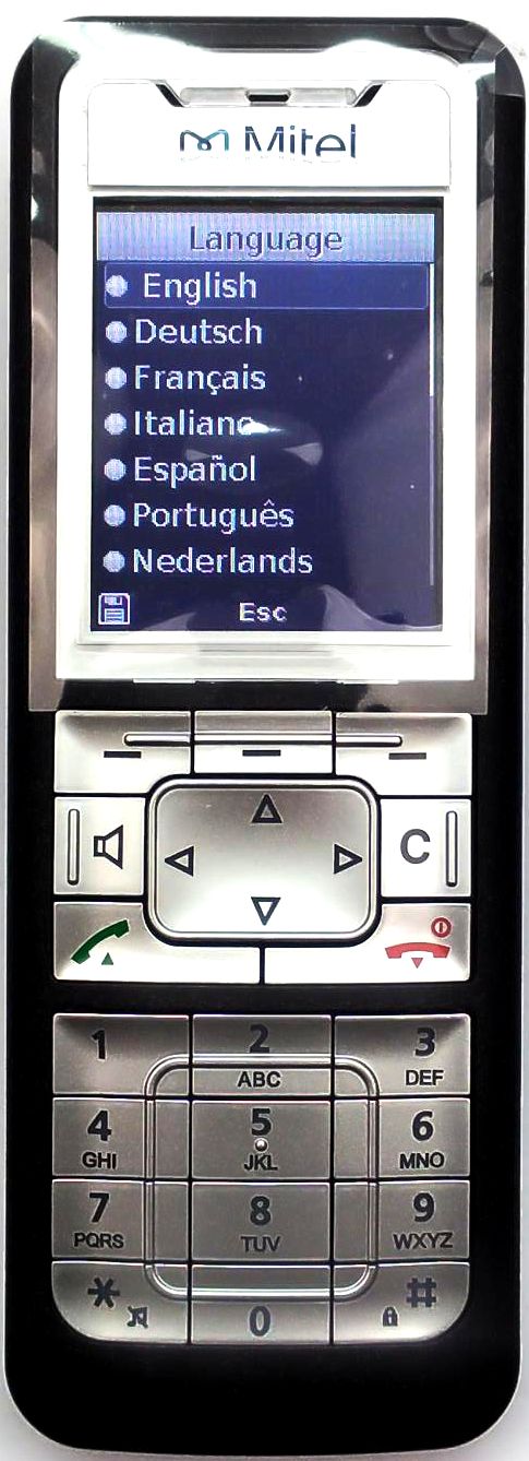 Mitel 612D V2 Phone Handset Comfort DECT System Wireless Color TFT 50006866