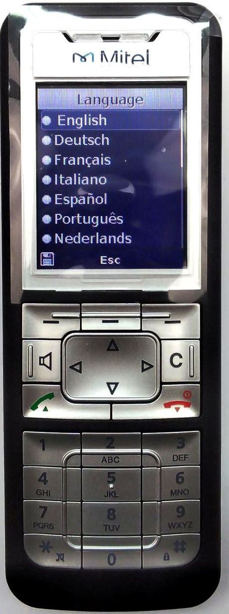 Mitel 612D V2 Phone Handset Comfort DECT System Wireless Color TFT 50006866