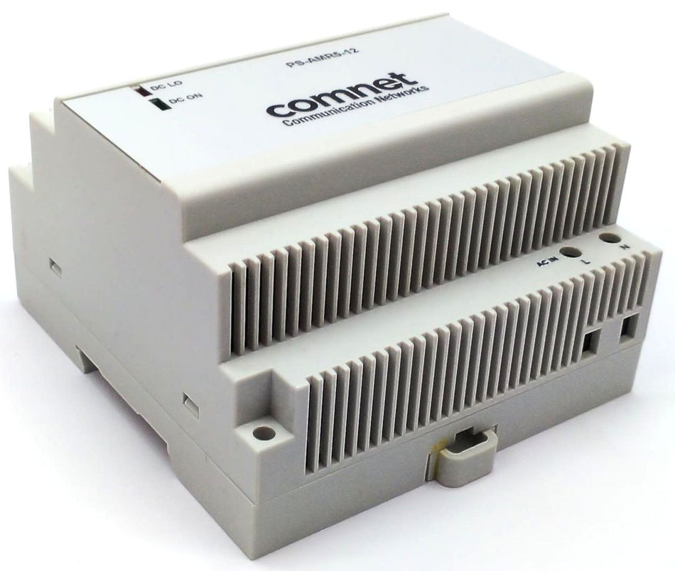 Comnet PS-AMR5-12 High Temp Power Supply DIN Rail 24VDC 72 Watt 6.0A