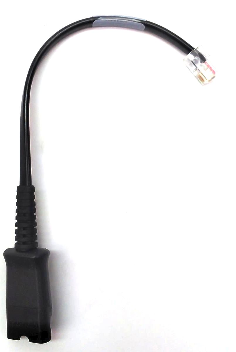 Poly RJ9 Male to Quick Disconnect  Plantronics Headset Cable PLN-92478-01