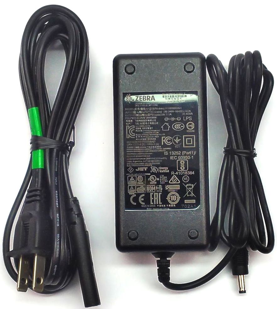 Zebra AC Adapter for TC72 TC77 Mobile Computer 18W 9V 2A PWR-BGA9V18W0WW Genuine