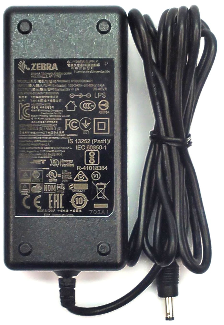 Zebra AC Adapter for TC72 TC77 Mobile Computer 18W 9V 2A PWR-BGA9V18W0WW Genuine